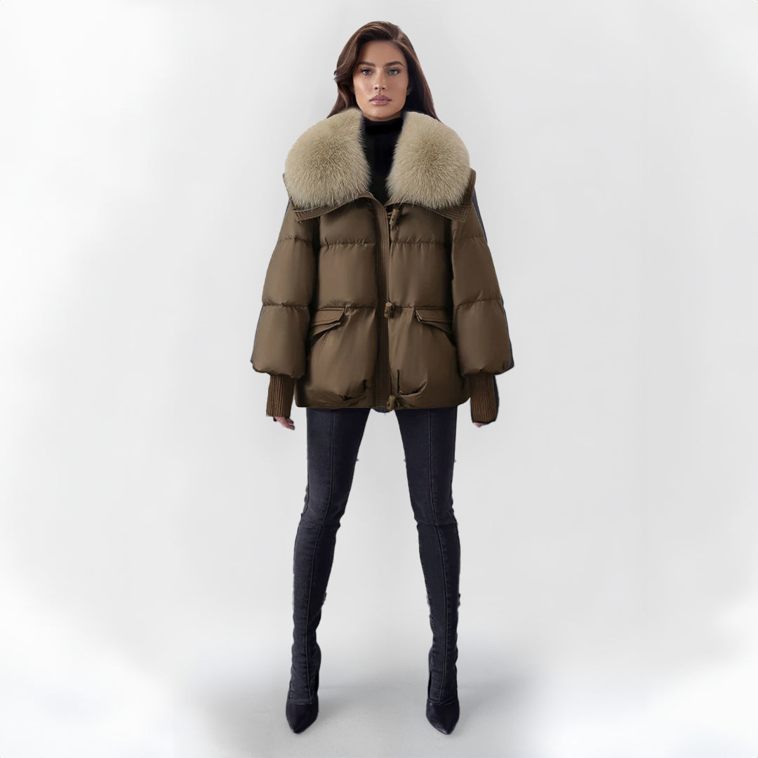 Céline™ - Elegantná bunda z umelej kožušiny