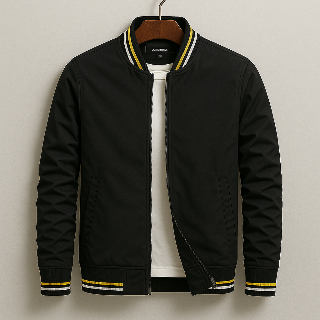 Gleb – Elegantná Bomber Bunda s Pásikmi
