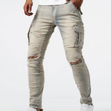 Slim Fit Cargo Jeans