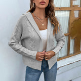 Voľný pletený cardigan