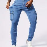 Slim Fit Cargo Jeans