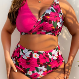 Nela™ | Plus Size Elastický Bikini s Kontrolou Brucha