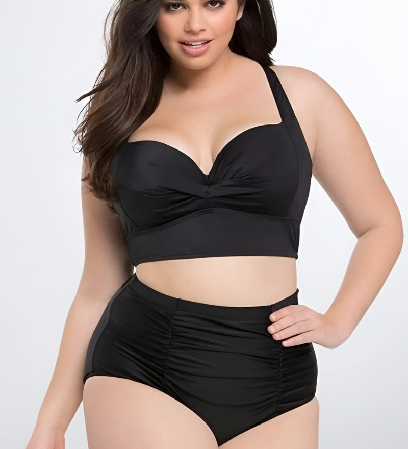 Louna™ | Bikinové plavky s kontrolou brucha pre plné veľkosti