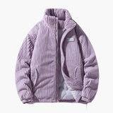 Clément | Elegantná Zimná Bunda z Hladkého Velvetu