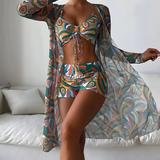 Noëlle™ | Štýlový trojdielny bikiny set