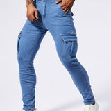 Slim Fit Cargo Jeans