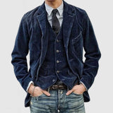 Thomas™ | Vintage Elegancia Klasická Bunda a Vesta
