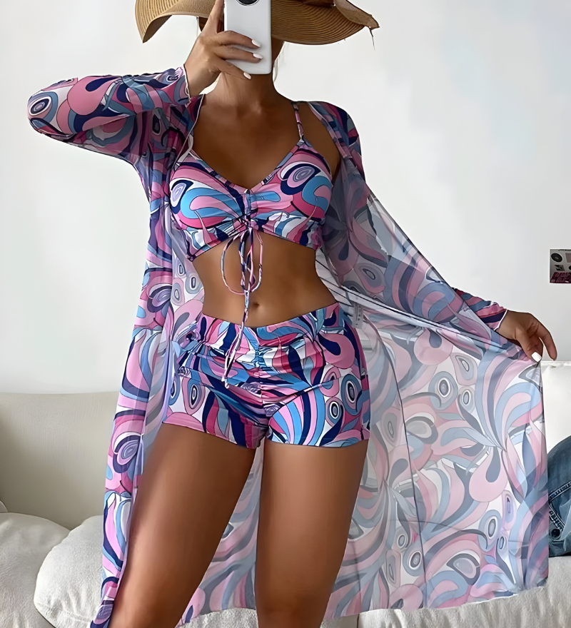 Noëlle™ | Štýlový trojdielny bikiny set