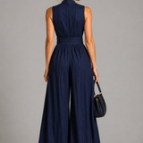 Jumpsuit s pruhmi o polnoci