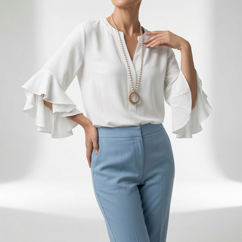 Mélorisse™ — Elegantná blúzka s voľnými rukávmi
