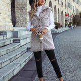 Pohodlný plyšový cardigan