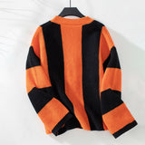 Pletený Cardigan s Prúžkami
