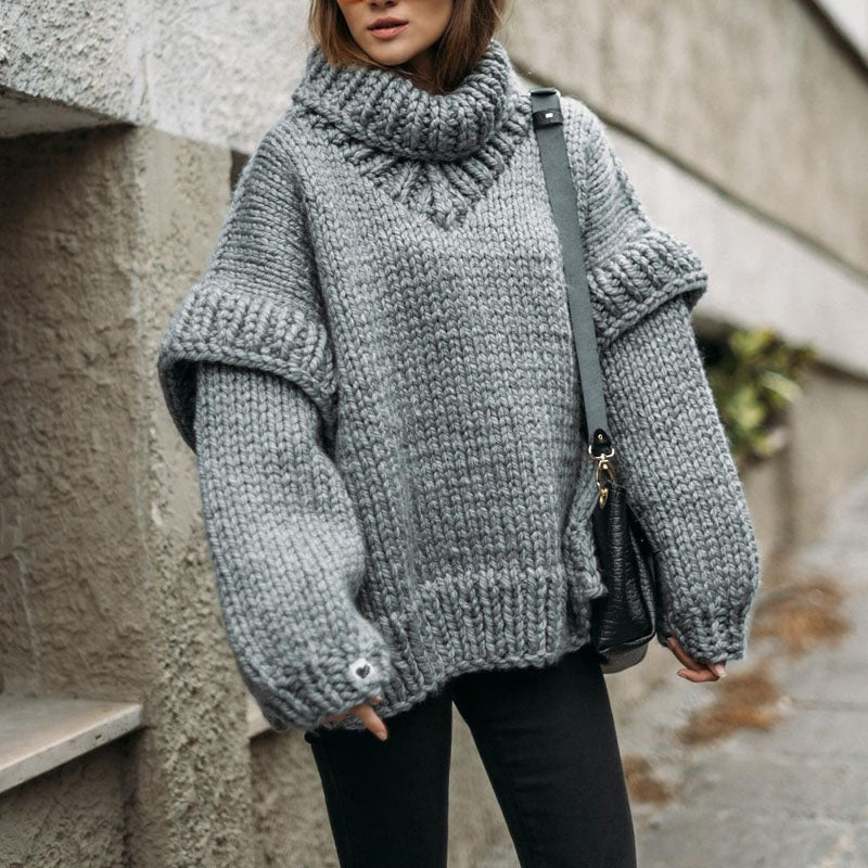 Pohodlný oversized sveter