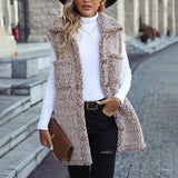 Pohodlný plyšový cardigan