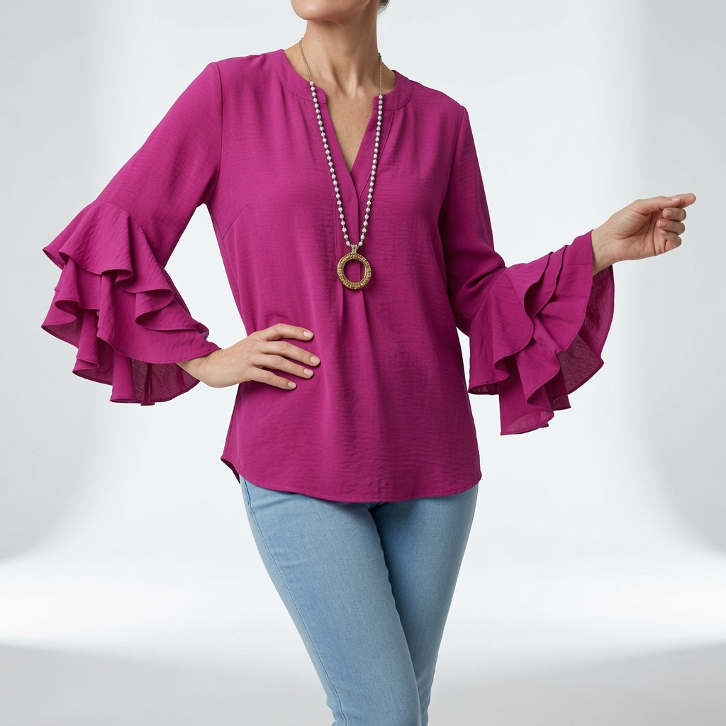 Mélorisse™ — Elegantná blúzka s voľnými rukávmi