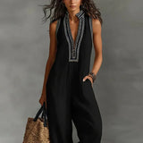 Diana Jumpsuit s čipkovým lemovaním