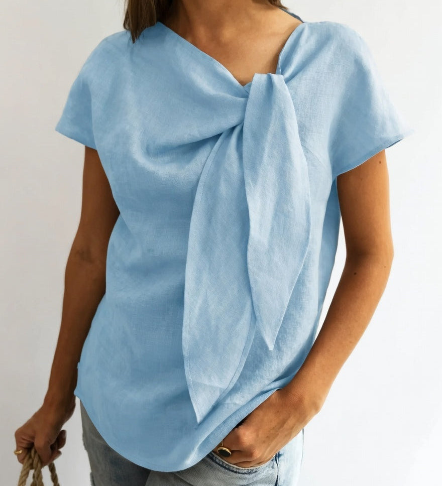 Elisa™ — Elegantná blúzka s uzlom