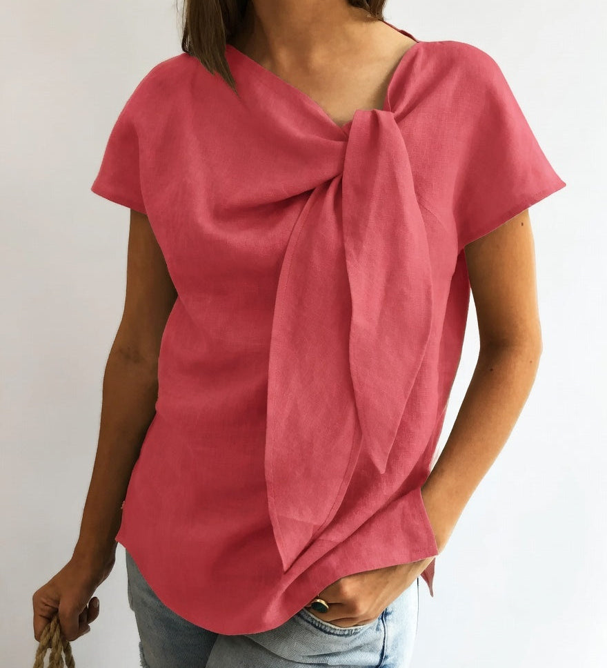 Elisa™ — Elegantná blúzka s uzlom