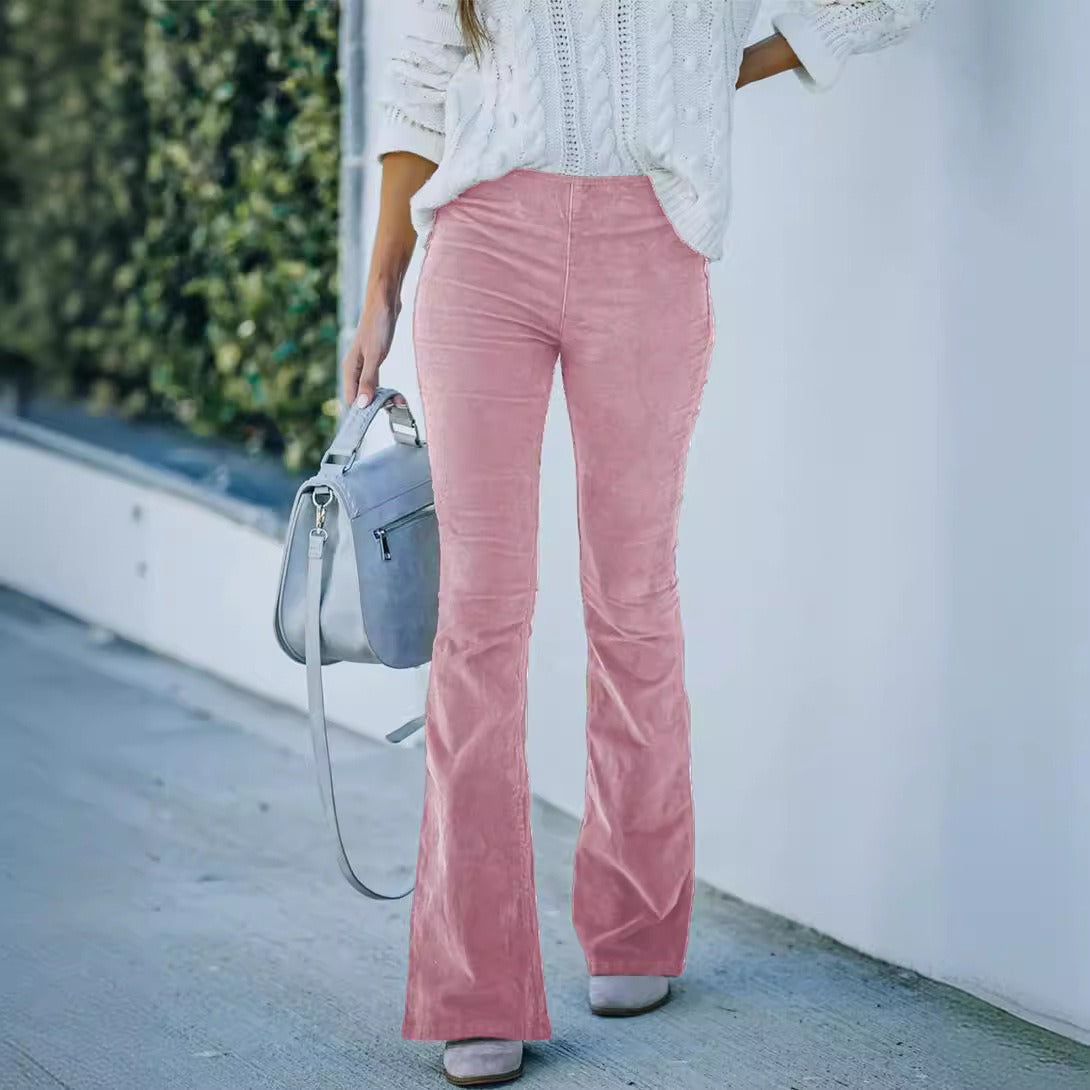 CLAIRE | Retro kordové nohavice