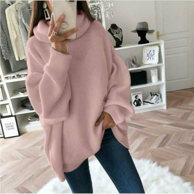 Uvoľnený pohodlný sveter